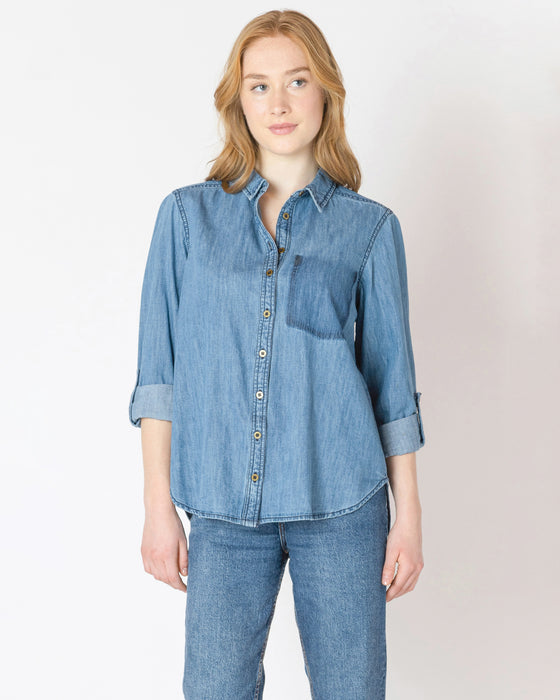 Washed Pocket Denim Shirt