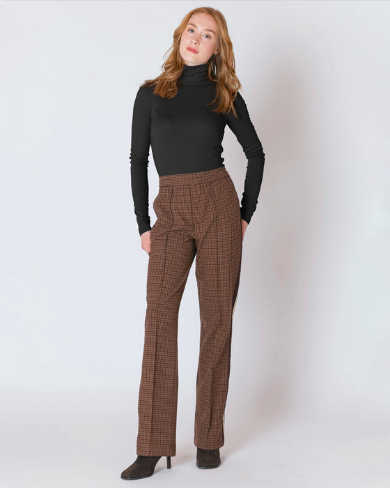 Exposed Seam Turtleneck