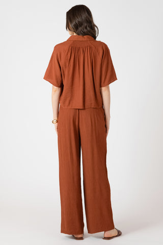 Drawstring Wide Pant