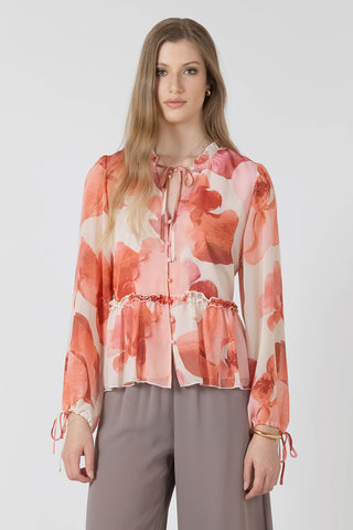 Soft Peplum Blouse