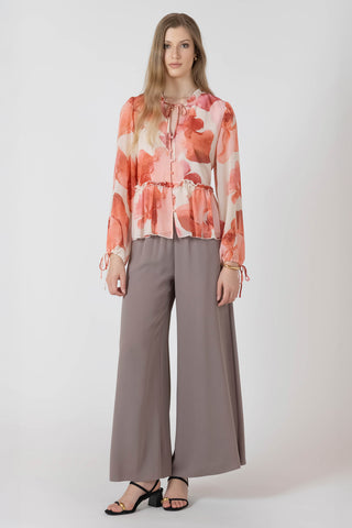 Soft Peplum Blouse