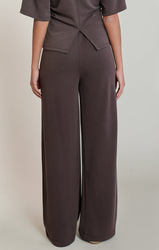 Dex Wide Leg Pants in Soft Brown | Dex Clothing