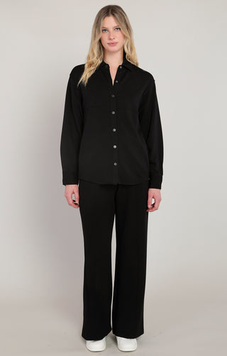 Pantalon à enfiler en tissu scuba