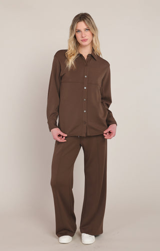 Pantalon à enfiler en tissu scuba