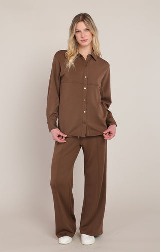 Pantalon à enfiler en tissu scuba