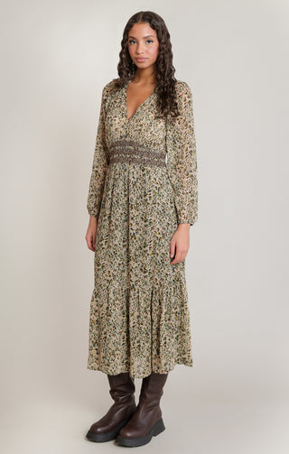 Smocking Waist Dress