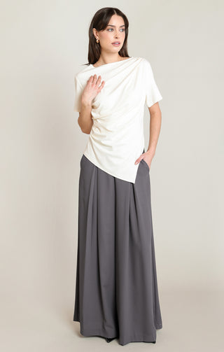 High Waisted Pleat Pants