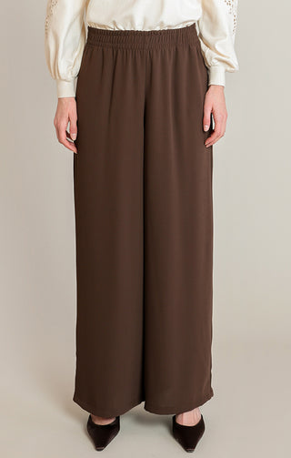 Wide Leg Pull-On Pants