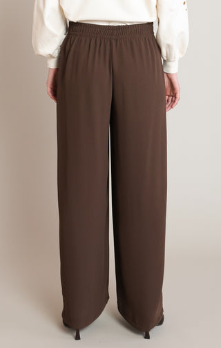 Wide Leg Pull-On Pants