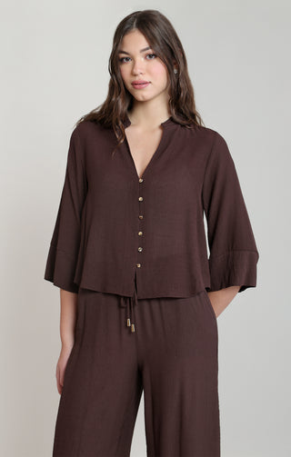 Wide Sleeves Blouse