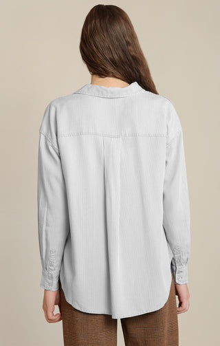 Relaxed Button Front Shirt