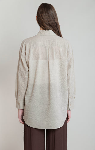 Chemise texturée oversize