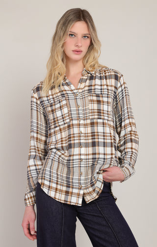 Chemise à carreaux
