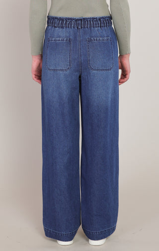 Pantalon en jean large