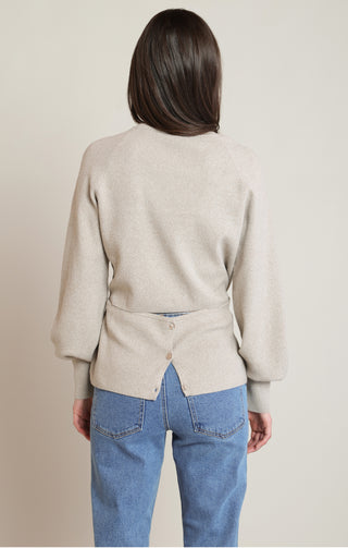 TIE NECK SWEATER TOP