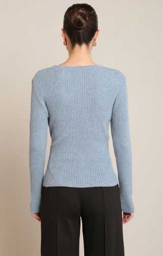Haut en maille à boucles