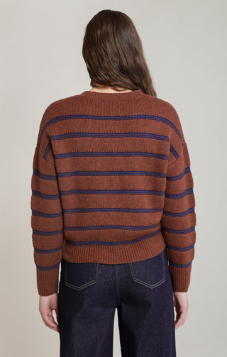 Stripe Crewneck Sweater