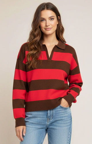 Polo rayé