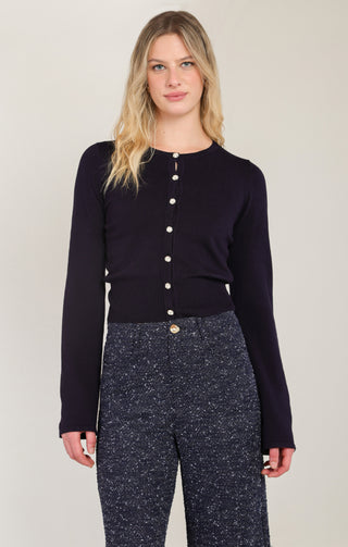 Crewneck Cardigan