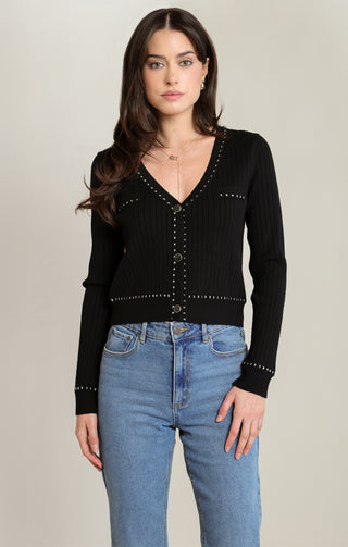 Gilet à contraste doré