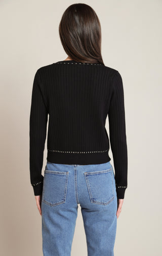 Gilet à contraste doré