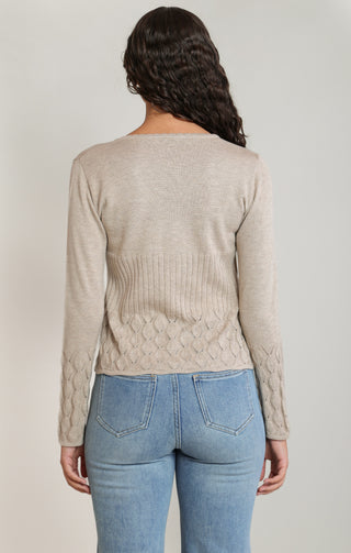 Front Tie Cardigan