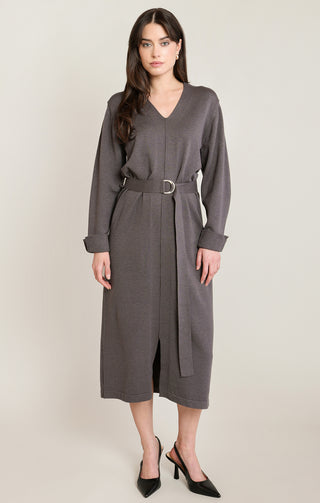 Belted Sweater Dress