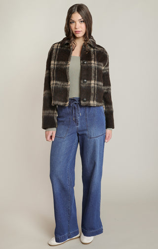 Veste à carreaux