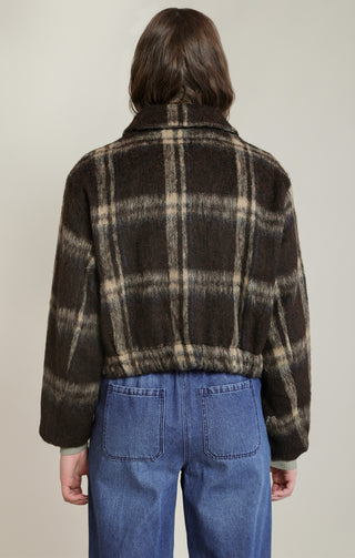 Veste à carreaux