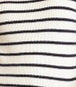 ECRU/NAVY STRIPE