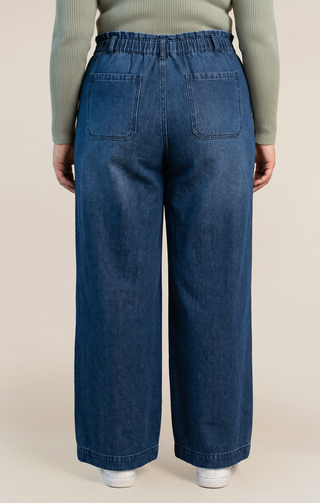 Pantalon large en jean