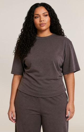 Haut à taille plissée