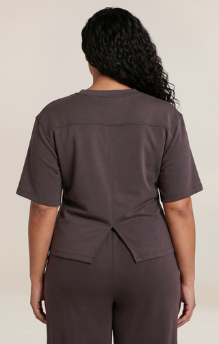 Haut à taille plissée