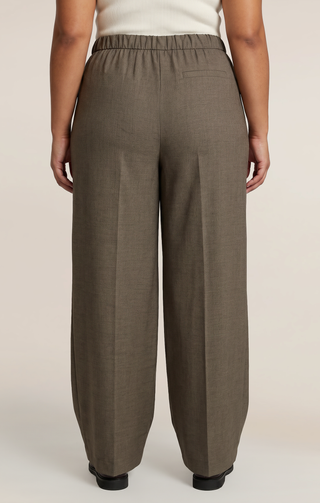Pantalon à cordon avec plis