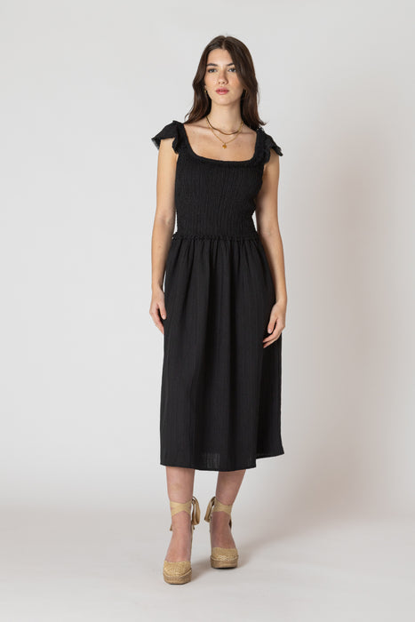 SMOCKED BODICE DRESS