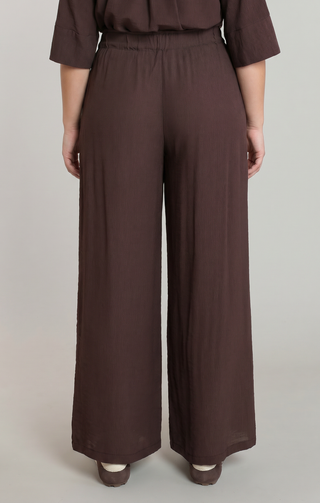 Pantalon fluide à jambes larges