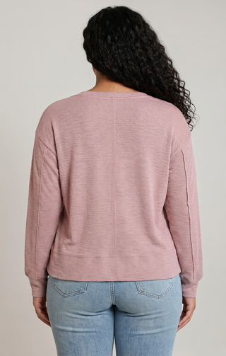 V-Neck Knit Top