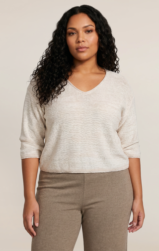 V-Neck Sweater Top
